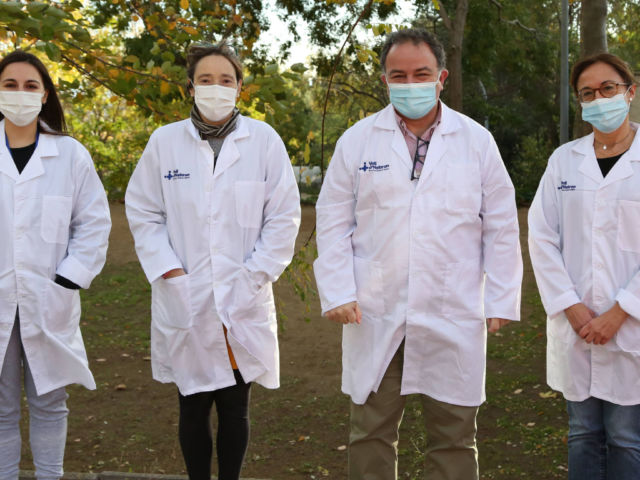 Dr. Almudena Sánchez, Dr. Matilde Lleonart, Dr. Sergi Benavente, and Dr. Silvia Naches