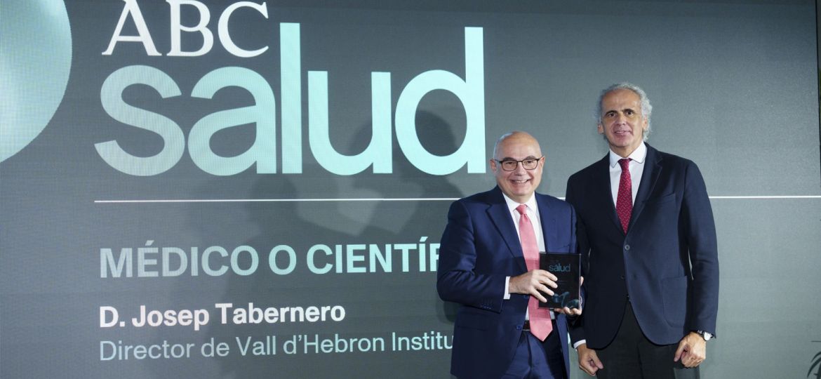 Dr. Josep Tabernero y Enrique Ruíz, Consejero de Sanidad en Madrid